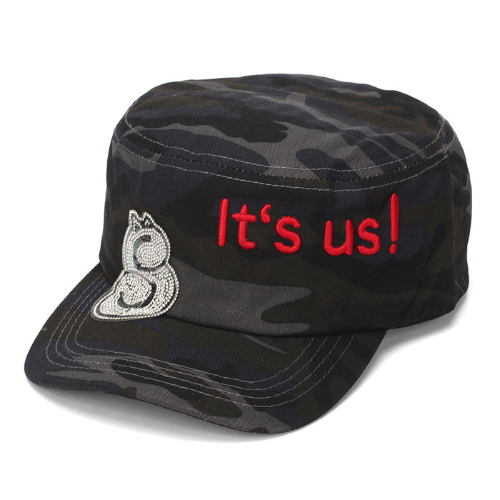 Wholesale Camouflage Rhinestone Embroidered Baseball Cap Summer Sun Hat