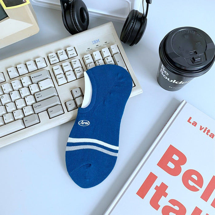 Wholesale Leisure silicone anti slip invisible socks