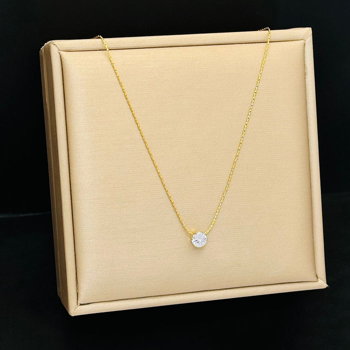 Wholesale Gold high-end pendant necklace, collarbone chain, niche light luxury accessory