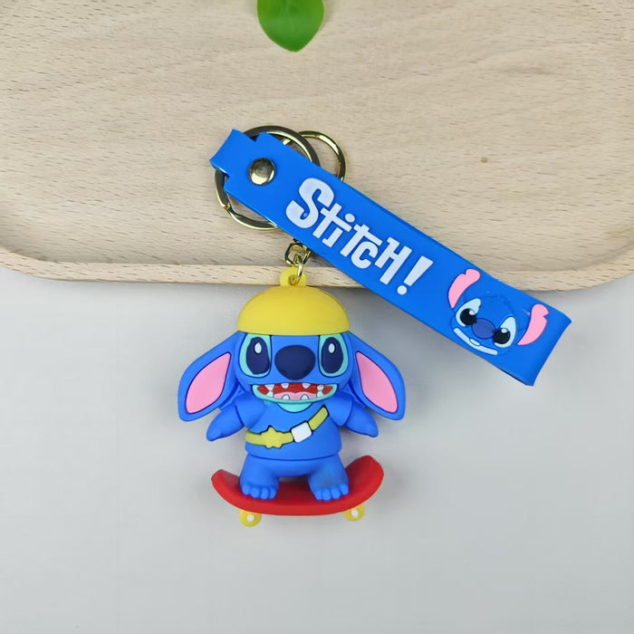 Wholesale Creative cartoon doll keychain cute PVC keychain backpack pendant