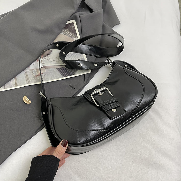 Wholesale Popular single shoulder commuting fashionable texture retro bag