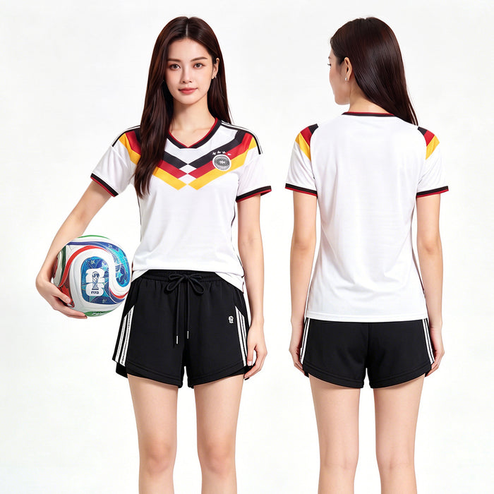 Wholesale Football Jersey Crop Top Summer Casual Sportswear for Fans Gift Boutique