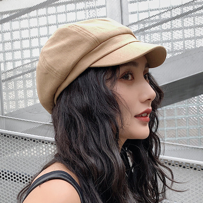 Wholesale Hat Beret Versatile Fashion Octagonal Hat Literary Newspaper Children's Hat Casual Painter Hat