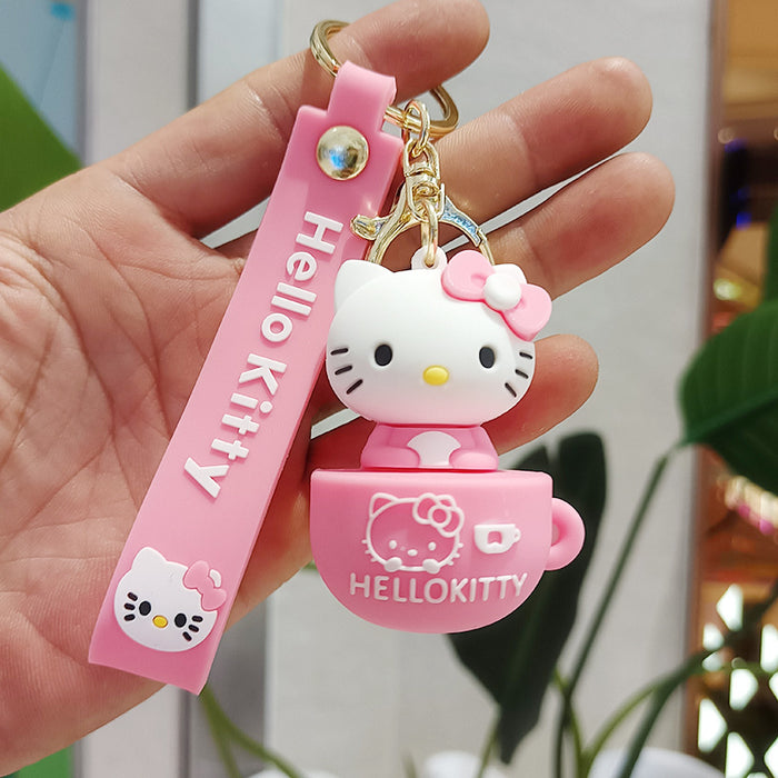 Wholesale Cartoon Silicone Anime Keychain JDC-KC-YiChang031