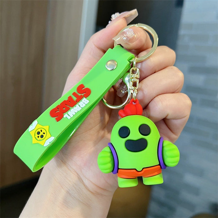 Wholesale Cartoon Game PVC Keychain JDC-KC-JinB031