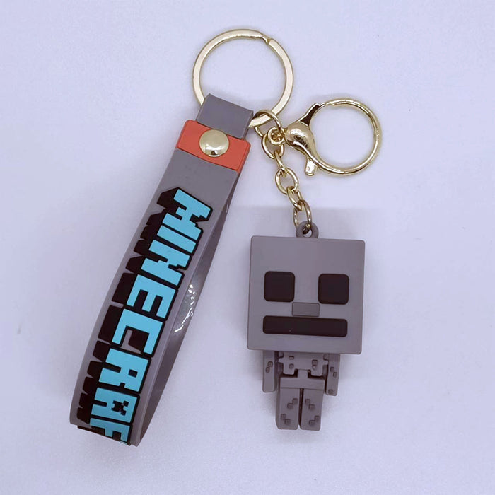 Wholesale Cartoon Doll Cube World Keychain Pendant Bag Car Keychain Accessory Gift