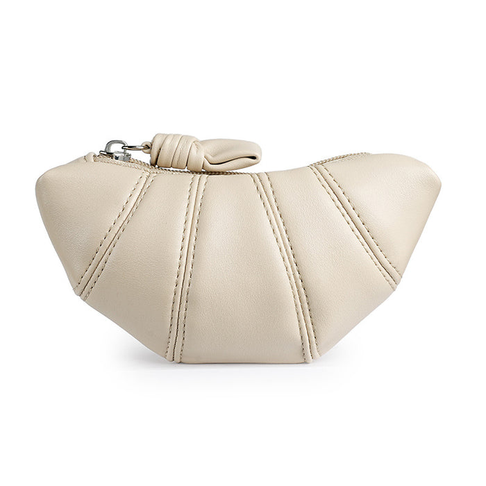 Wholesale Tote Niche Textures and Praise Dumpling  Coin Purse Women's  Solid Color