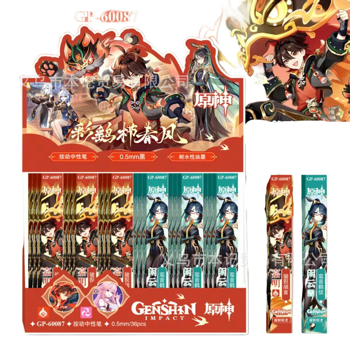 Wholesale cute cartoon 0.5mm student clickable ballpoint pens