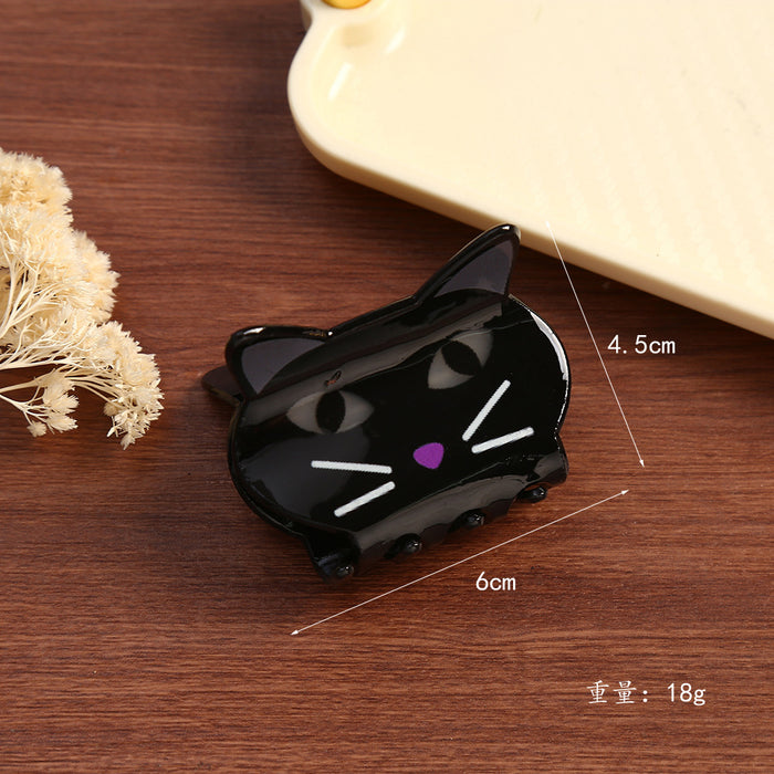 Wholesale Glow in the Dark Ghost Bat Black Cat Acetate Hair Claw Clip