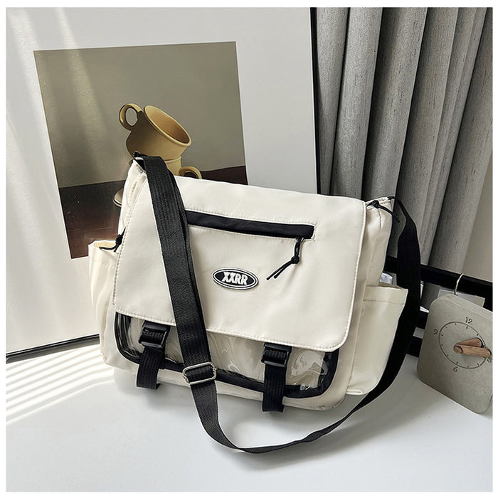 Wholesale Large Capacity One-shoulder Cute Campus Messenger Bag JDC-SD-HT018