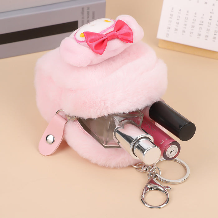 Wholesale Plush small change purse mini cartoon cute wallet