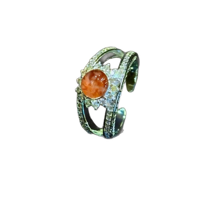 Wholesale Charm Full Diamond Thai Ring Open Ring