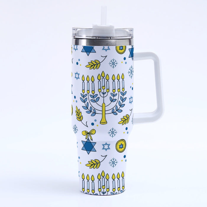 Wholesale 40oz Hanukkah Stainless Steel Thermos Cup