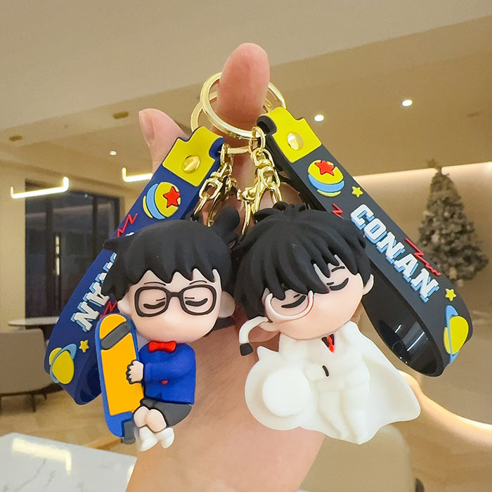 Wholesale Cartoon keychain creative cartoon PVC doll pendant bag ornaments car key chain gift