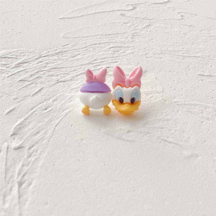 Wholesale Resin Earrings Cute Pink Cartoon (S) JDC-ES-Wenhua006