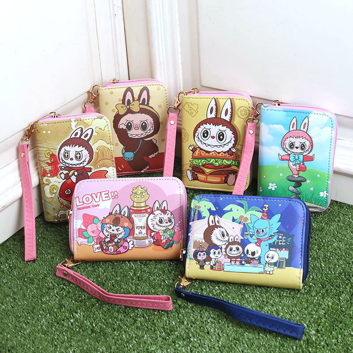 Wholesale Cartoon Animation Surrounding  with Card Storage Bag for Boys and Girls Portable Coin Purse