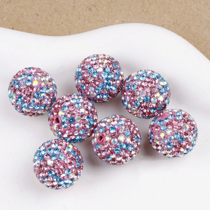 Wholesale Polymer Clay Diamond Ball Beads JDC-BDS-JinWD002