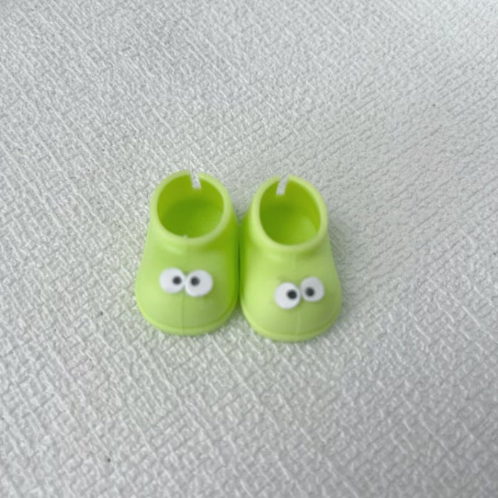 Wholesale Cute and playful hand-painted colorful shoes with small eyes