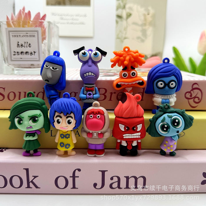 Wholesale Keychain figurine backpack pendant blind box 3D soft rubber small gift