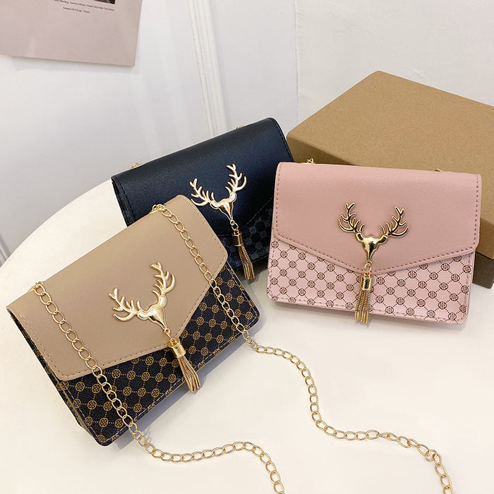 Wholesale Fashion diamond grid chain bag