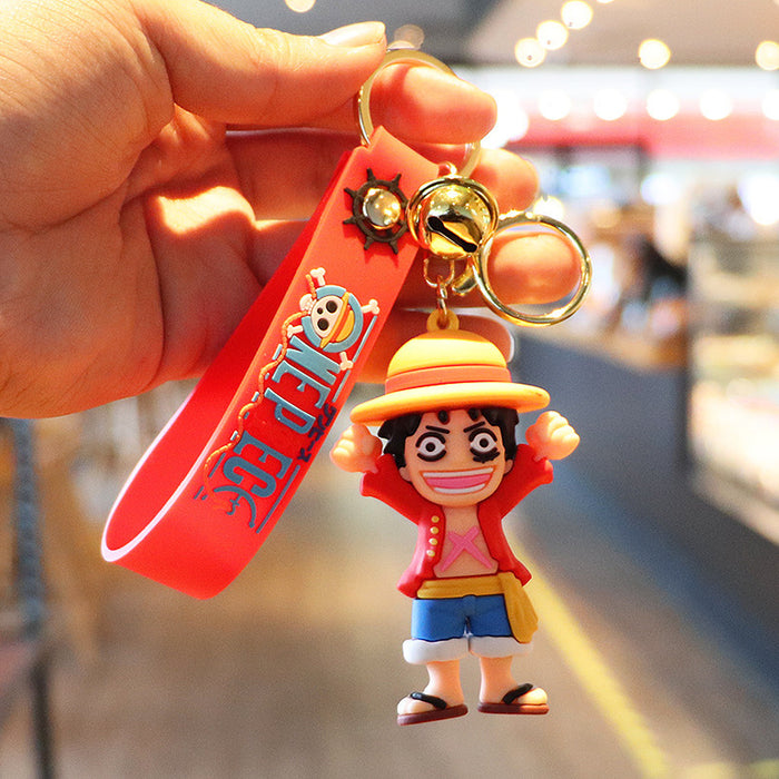 Wholesale Silicone Cartoon Doll Keychain JDC-KC-MingT153