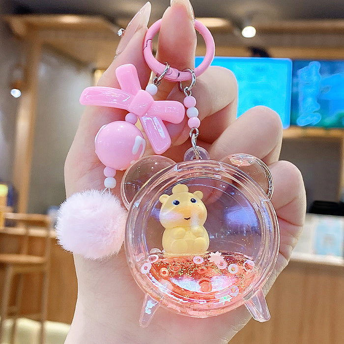 Wholesale Capybara Lulu Charm Keychain Decorative Bag Charm Boutique Gift