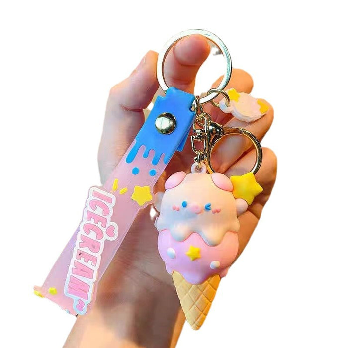 Wholesale Doll couple keychain accessories backpack pendant keychain car pendant