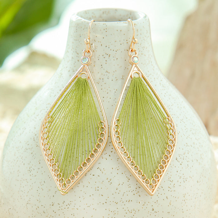 Wholesale Vintage Geometric Tassel Earrings Zinc Alloy Jewelry Accessory MOQ≥2