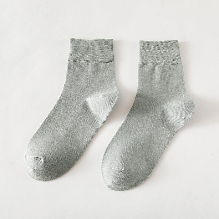 Wholesale Socks made of combed cotton, mid tube socks, comfortable and casual cotton socks