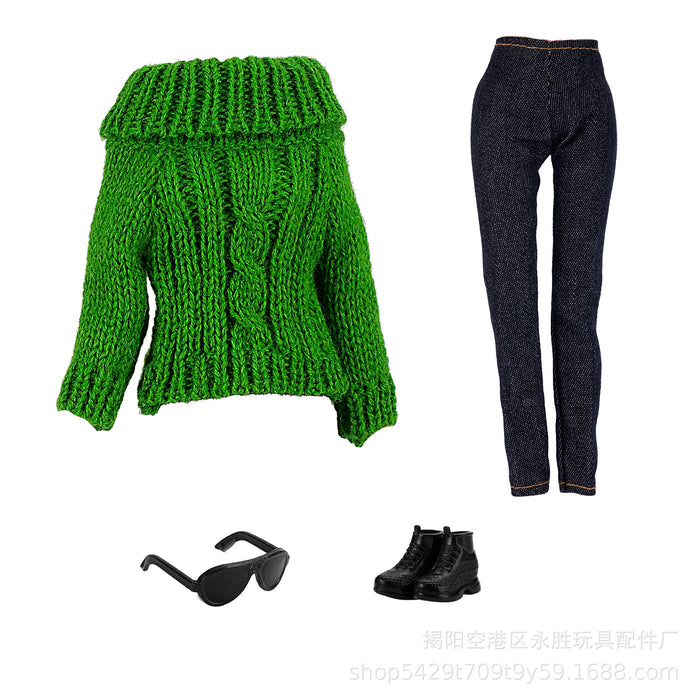 Wholesale Dress  sweater turtleneck wool sweater sweater doll clothes