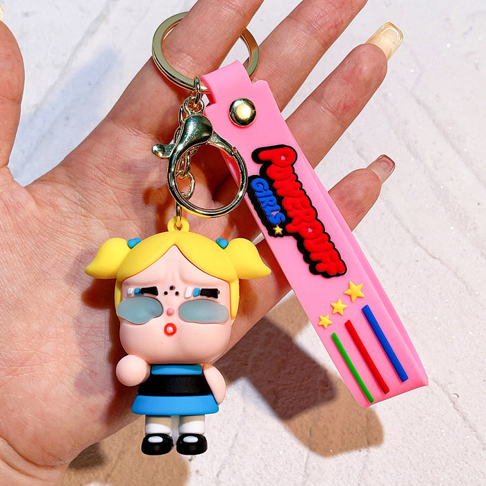 Wholesale Cartoon Silicone Doll Keychain JDC-KC-QiChao039