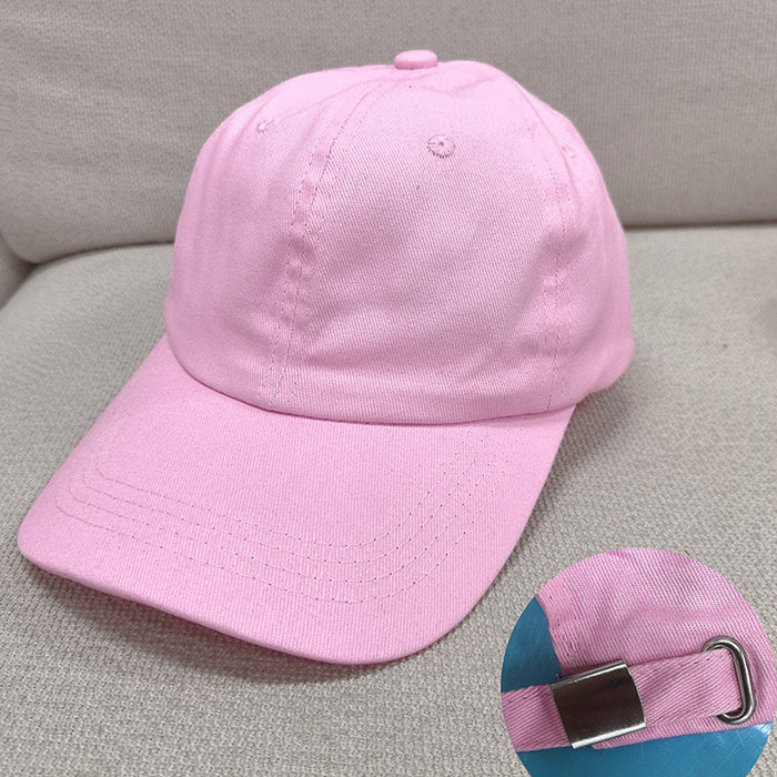 Wholesale Lightweight baseball cap with soft top and no lining, simple cotton duckbill cap