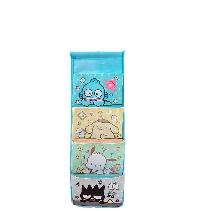 Wholesale Cartoon hanging bag storage wall hanging bag ugly fish dormitory sundries storage bag