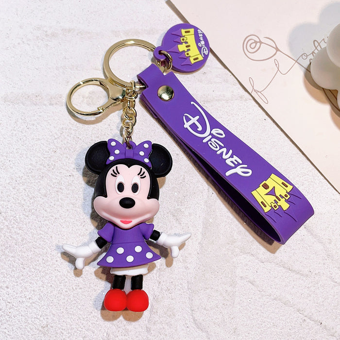 Wholesale Christmas Cartoon Anime Silicone Keychain JDC-KC-Qiwei034