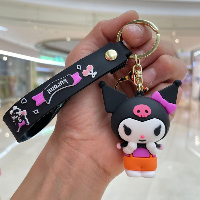 Wholesale Cute cartoon keychain creative couple bag pendant, car keychain pendant, small gift