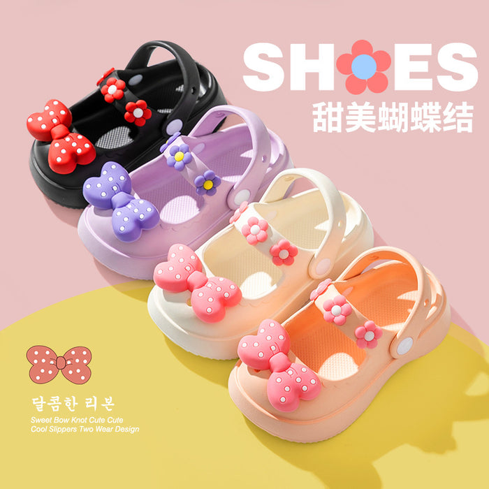 Wholesale EVA Children's Cute Bow Clogs JDC-SD-ZhuBB003