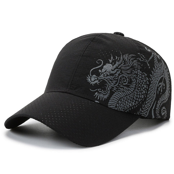 Wholesale Quick drying sports baseball cap, simple duckbill cap, fashionable mesh breathable