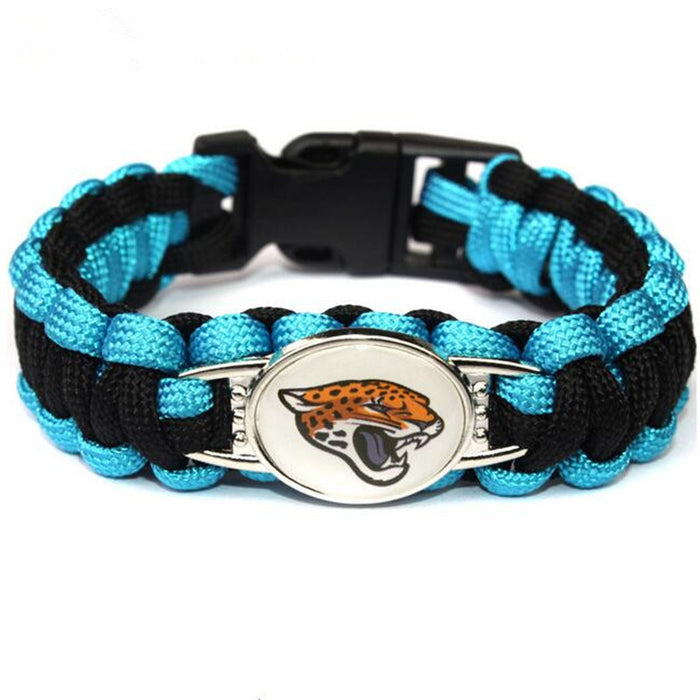 Wholesale Football  Alloy Buckle Woven Bracelet