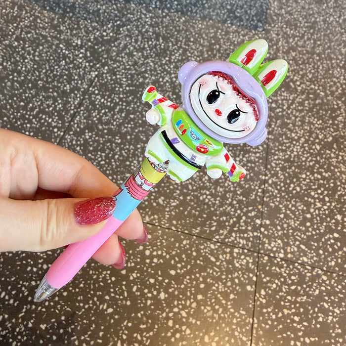 Wholesale Sweet and cute cartoon monster press ballpoint pen