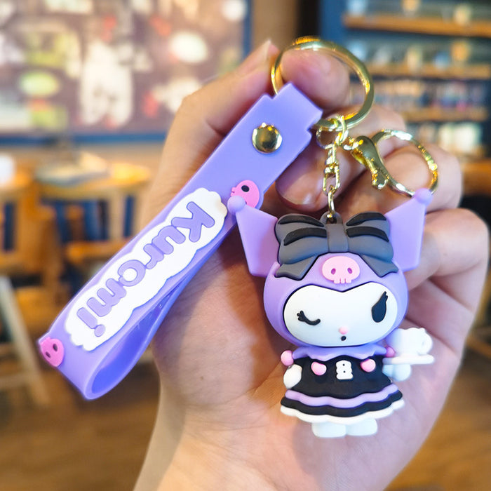 Wholesale Cartoon Doll Silicone Keychain JDC-KC-Tingm275