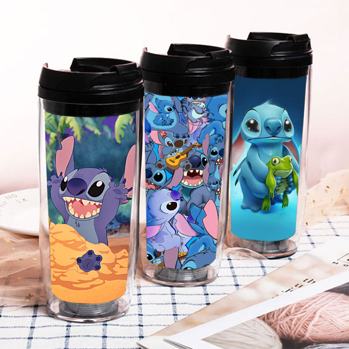 Wholesale Plastic Cartoon Printed Straw Cup JDC-CUP-WuDuomei001