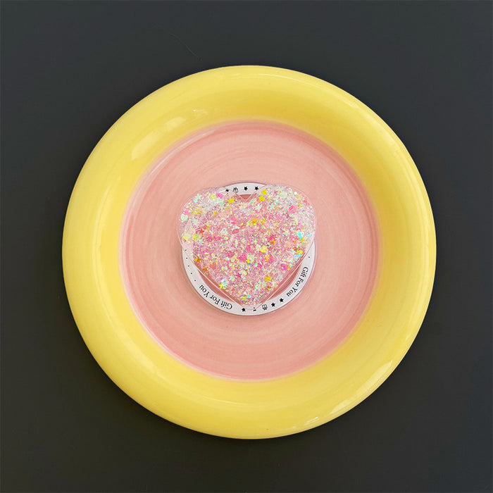 Wholesale sequins glitter mobile phone airbag stand