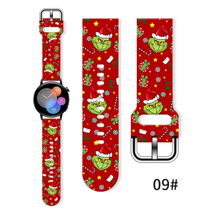 Wholesale Printed Tpu Watch Strap Wrist Strap JDC-WD-NuoQi063