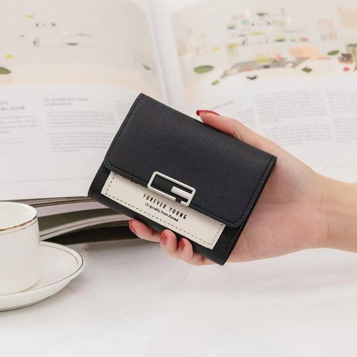 Wholesale PU Fresh and Sweet Multifunctional Short Wallet with Printing - Fashion Accessory for Daily Use