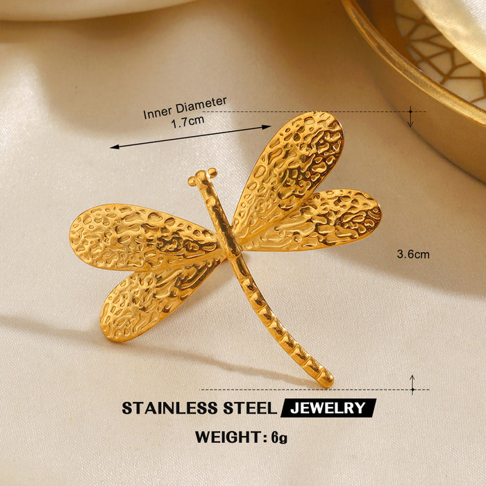 Wholesale Women's Stainless Steel Round Bow Rings Adjustable rings