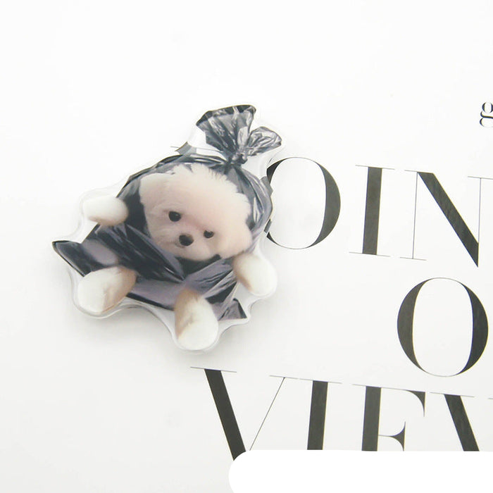 Wholesale Creative Cute Cat and Dog Glue Phone stand