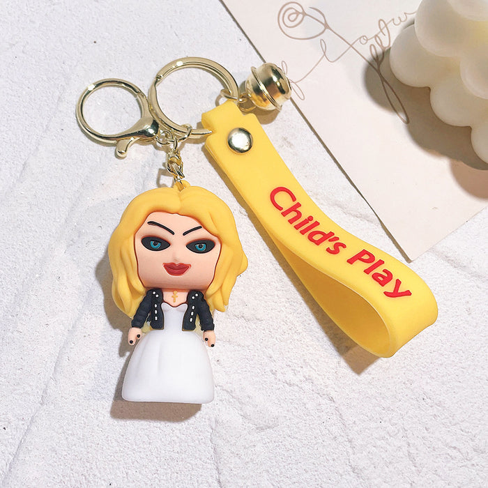 Wholesale Cartoon Movie Silicone Keychain JDC-KC-Qiwei033