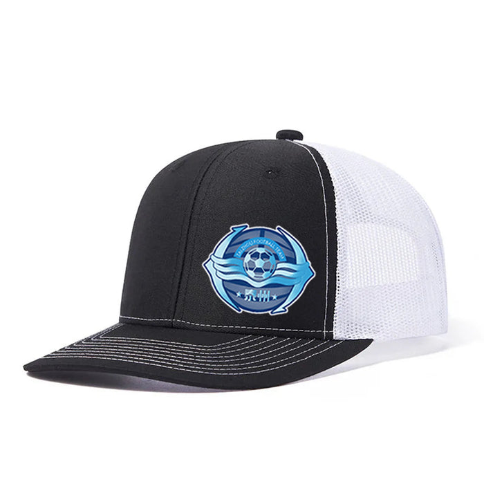 Wholesale football logo hat adult sports leisure mesh hat summer sun protection breathable