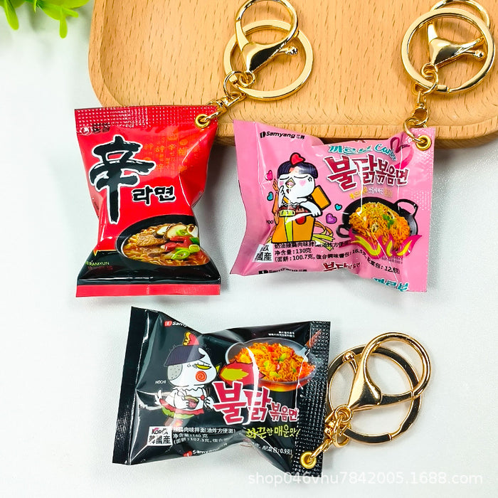Wholesale New snack bag pendant with simulated miniature rubber candy key pendant