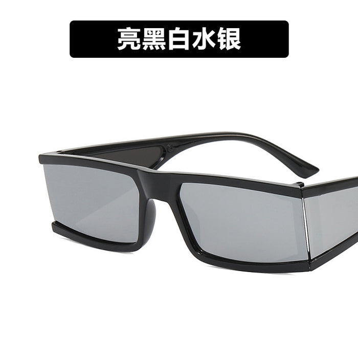 Wholesale New sunglasses for women, personalized square block trendy sunglasses